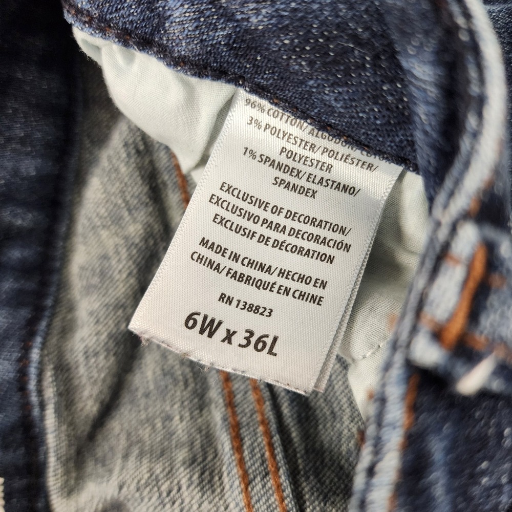Idyllwind Miranda Lambert Womens Dark Wash Flare Leg Western Jeans 6W x 36L - Picture 5 of 6
